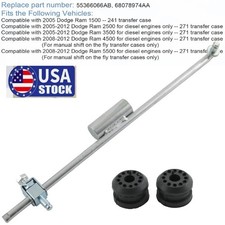 Transfer Case Control Lever Shift Linkage For Dodge Ram 2500 3500 4wd 2005-2012