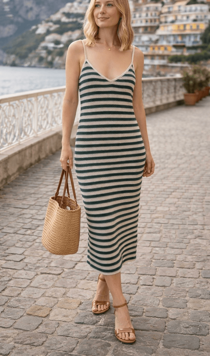 Zara crochet knit tank midi dress size Small