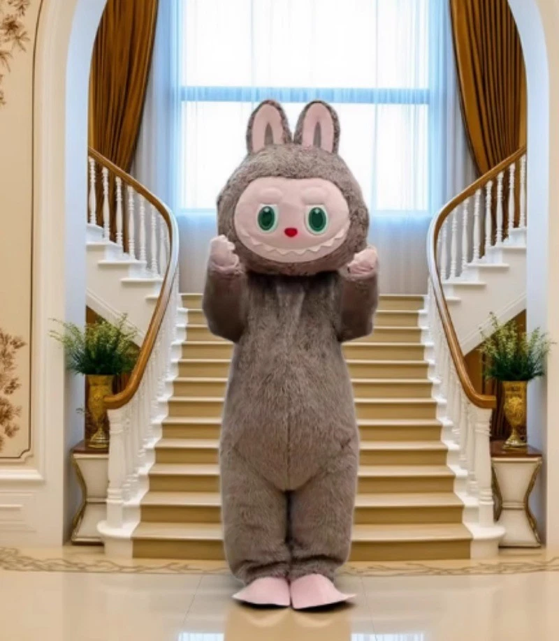  Halloween Labubu Mascot Costume - Cute Anime Theme Custom Fancy Dress - Image 3 of 4