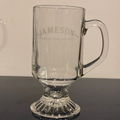 Jameson Irish Whiskey Footed Glass Irish Coffee Mug (qty 1 per order, have 6 ava