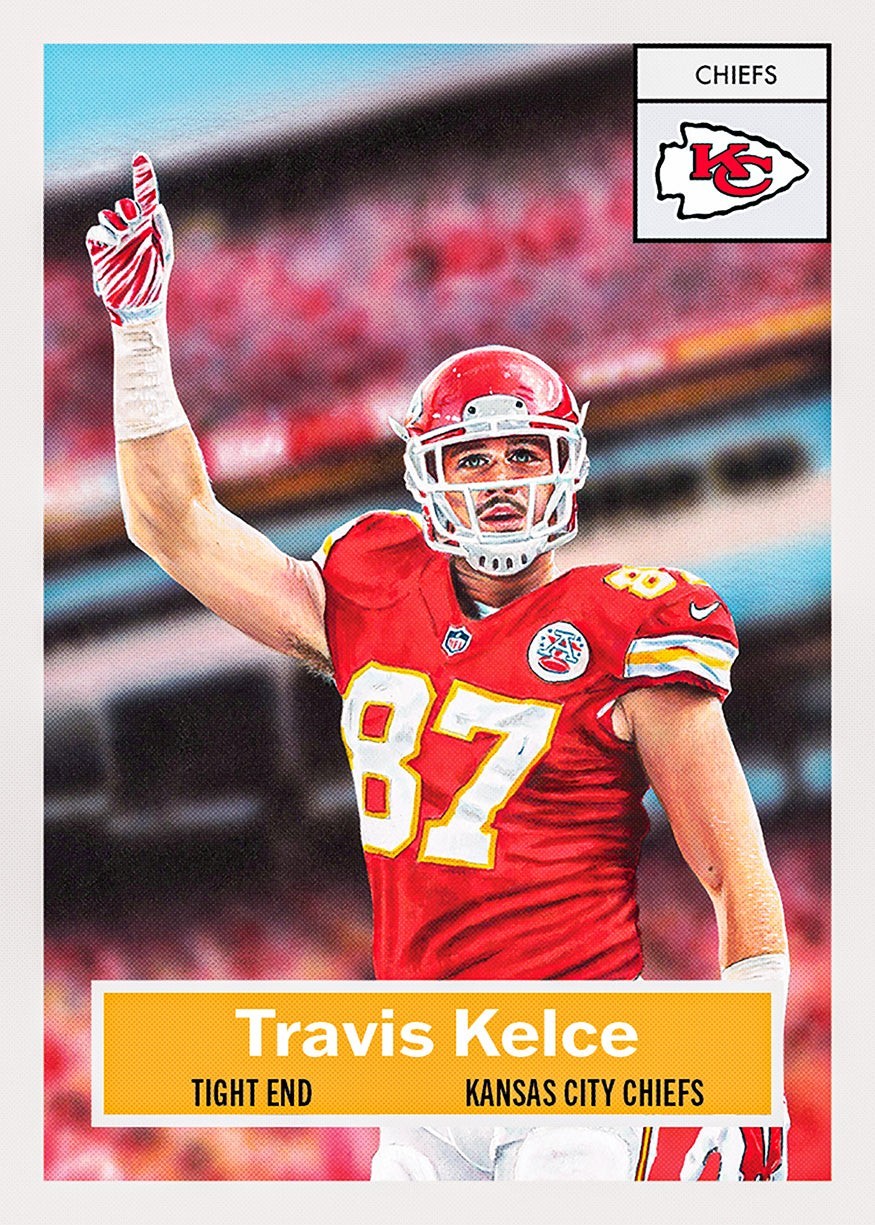 Travis Kelce 2026 Topps NFL Living Set Card # 3 Kansas City Chiefs - Presale