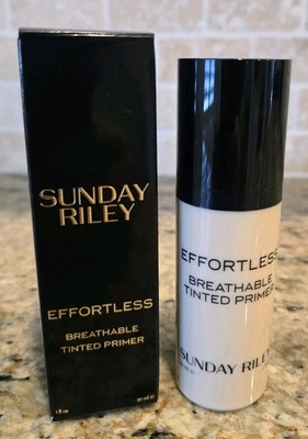 Sunday Riley EFFORTLESS Breathable Tinted Primer 1 fl. oz 30 ml e New - HTF!