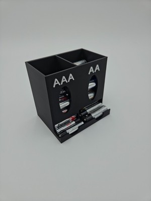 Battery Storage Dispenser  Case  Holder  Box  Organizer AA - AAA