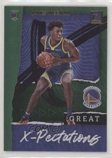 2020-21 Panini Donruss Great X-Pectations Green Flood James Wiseman #2 0f89