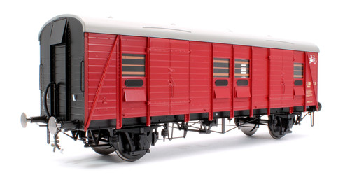 Heljan 9156 SR Pakete & diverse Fahrrad Van (PMV) S1282S BR purpurrot (auch p | Zustand: New