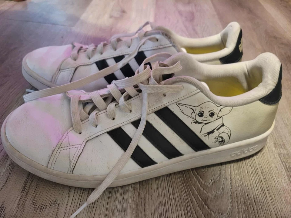 Size 13 - adidas Star Wars x Grand Court Baby Yoda - Image 2 of 4