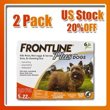 2 Pack Brand NEW 12 Doses GENUINE 5-22 Lbs For Small Dogs -Exp 04/2028