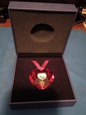Swarovski Crystal 2005 Heart RED Ornament ~ Annual Edition #691019 Boxed