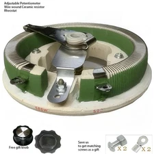 25W~500W Adjustable Wirewound Rheostat - Stable Variable Resistor,Power Supplies