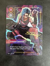RIFTBOUND OGN-ORIGINS SIGNATURE OVERNUMBER #301* JINX - LOOSE CANNON — live eBay listing
