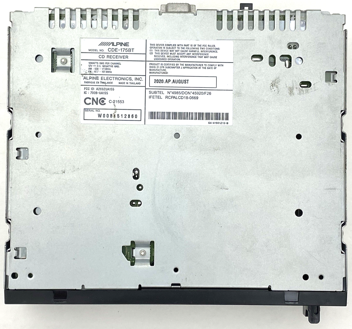 Common Alpine CDE-175BT Troubleshooting Basics