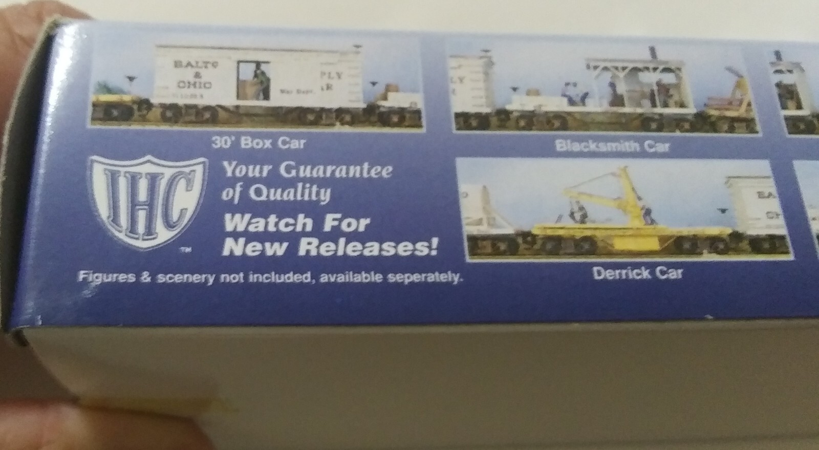 IHC HO SCALE OLD TIME FREIGHT CAR 30' BOX CAR AT & SF MODEL TRAIN KIT