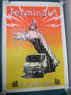 Banksy Glastonbury Poster Terminal 1