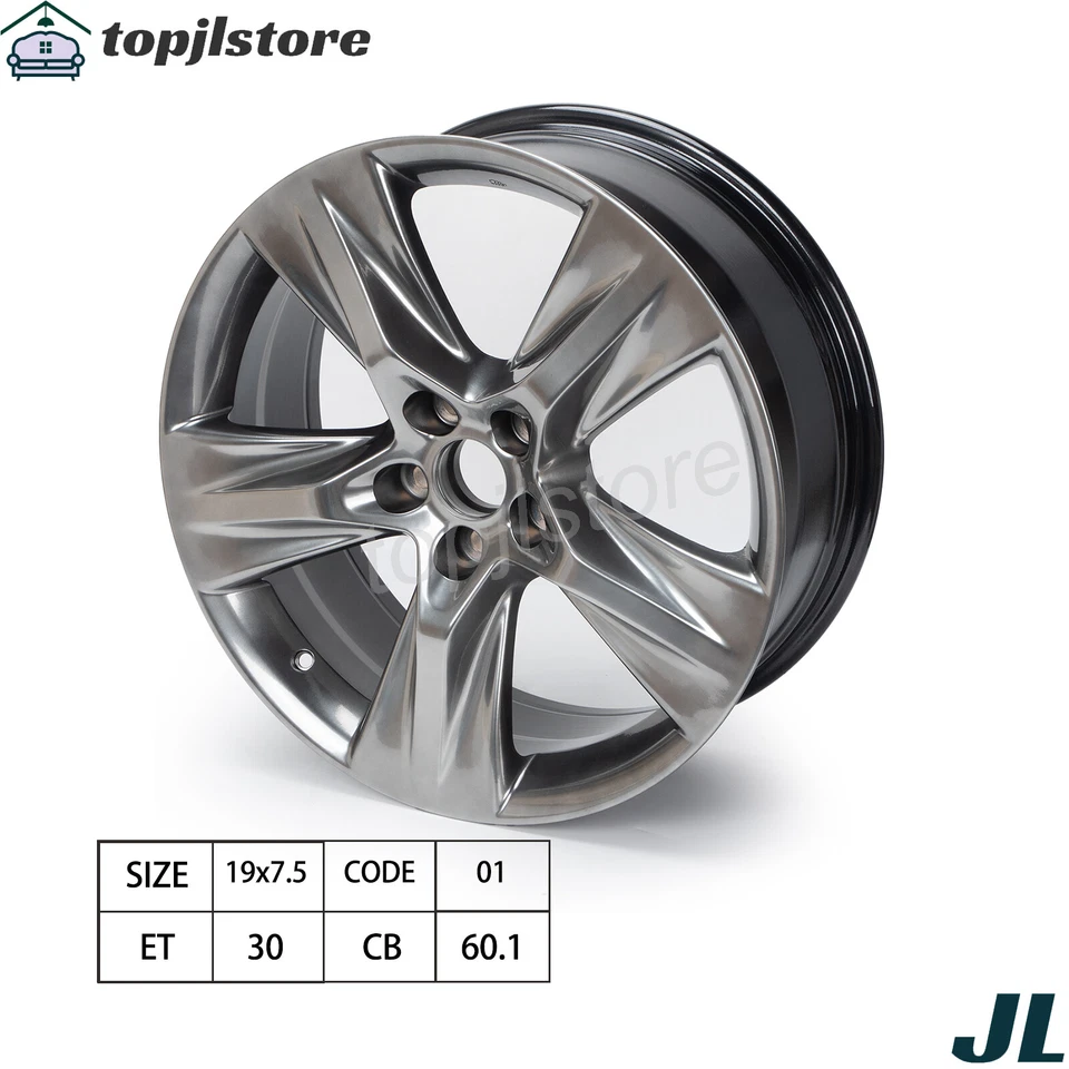 19x7.5 英寸替换轮原始设备制造商质量 RIM 适用于 2014 - 2019 年丰田 Highlander — 第 2/4 张图片