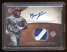 MAIKEL FRANCO 2014 BOWMAN INCEPTION RC AUTO PATCH LOGO #D /25  PHILLIES STAR HOT