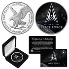 SPACE FORCE USSF Armed Forces 1 oz. PURE .999 FINE SILVER AMERICAN EAGLE w/BOX