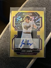 2022 Prizm Draft Picks Gold Prospect Auto PDP92 Joe Lampe #05/10 NUMBER MATCH