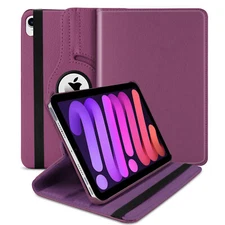For Apple iPad mini 6 Generation 2021 360 Rotating  Leather Stand Case Cover 
