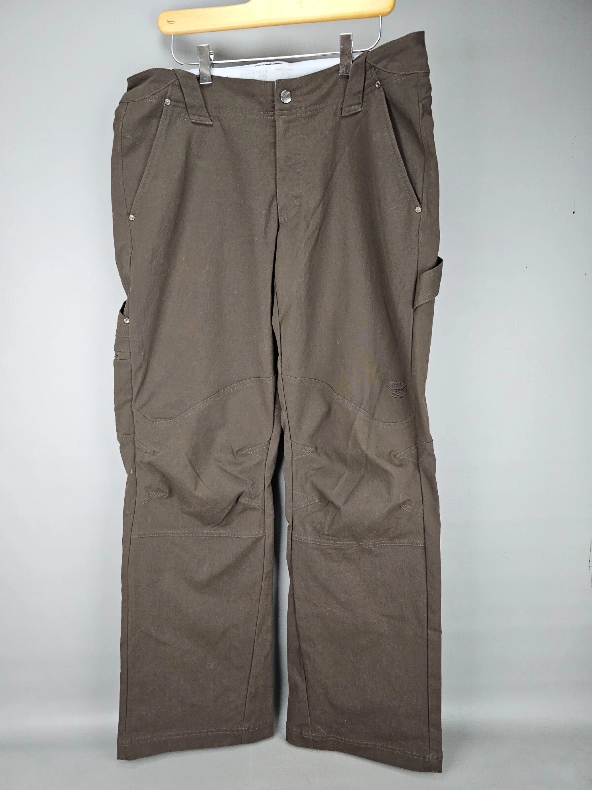 Mountain Hardwear Outdoor Utility Hiking Pants Mens 34 x 32 Inseam Brown Stretch