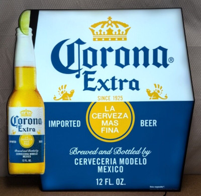 NEW Corona Extra Cerveza Beer Bottle LED Lighted Sign 23''