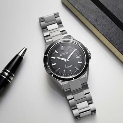 CITIZEN ATTESA CB3030-76E ACT Line Titanium Eco-Drive Radio Solar