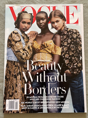 Vogue Magazine April 2020 Beauty Without Borders 28 models around globe