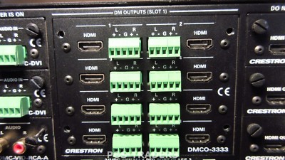 Crestron DMCO-3333 8 HDMI w/8 Stereo Analog Audio Output Card  FROM: DM-MD16X16