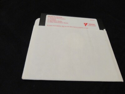 APPLE 11 FLOPPY DISK - PUNCTUATION - VISION SOFTWARE