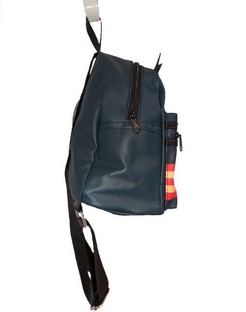 New Harry Potter 07 MINI BACKPACK Blue Gray Faux Leather  display picture 3