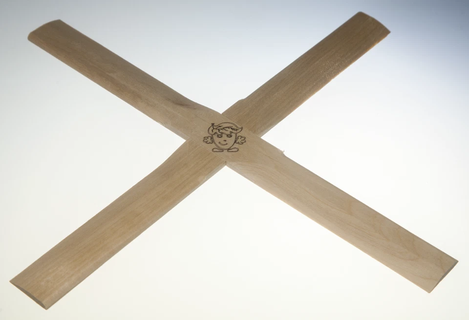 Boomerang ZILUKS, who fly and returns.Crafting set,hand made 30x30x05cm 2pc/slot - Image 2 of 4