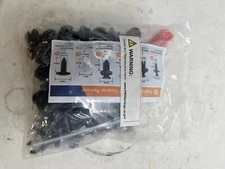 GOOACC 120PCS Car Bumper Push Retainer Clips & Nylon Fasteners Rivet Kit