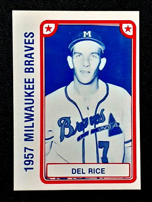 DEL RICE 1980 BRAVES 1957 TCMA NO 22 63645 | eBay