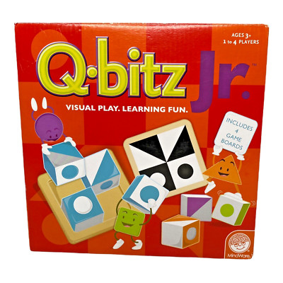 Q-bitz Jr Game - EUC - COMPLETE - MindWare - 2016