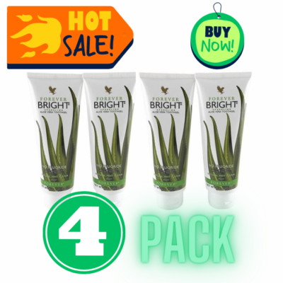 New Forever Living Bright Toothgel With Aloe Vera NO Fluoride 4.6