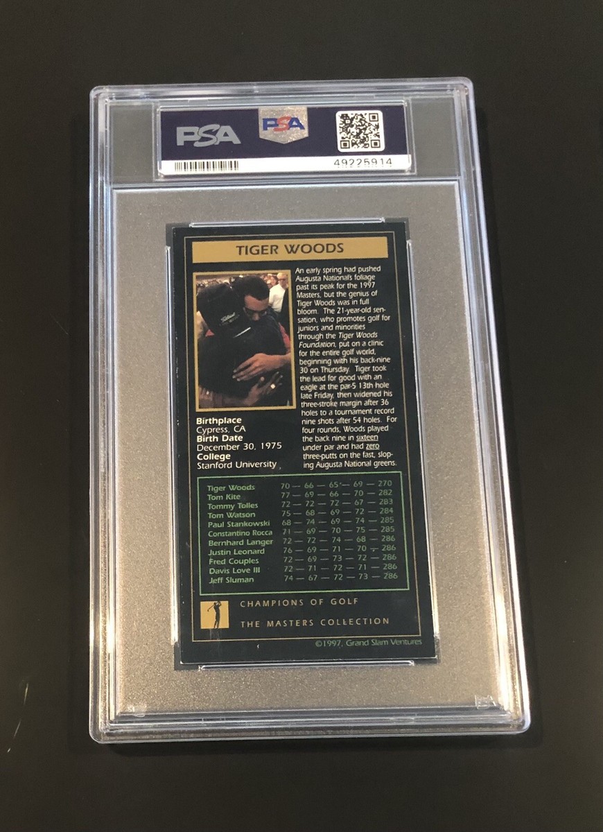 値下げしました！超レア品　マスターズ　Masters 1997年　タイガー 1997 Grand Slam Venture TIGER WOODS Masters Collection Rare