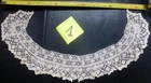 Antique LACE APPLICATION inlay embroidery guimpe haberdashery sewing 1