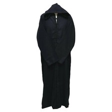 Sizes 54 56 Men Moroccan winter wool hooded LONG SLEEVES thobe/Djelleba-D.GREY