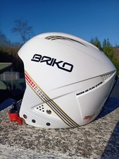 casco race sci bambino Briko bianco usato cm56