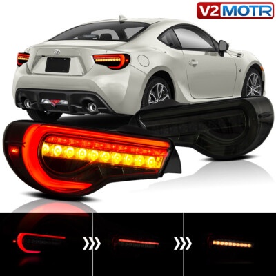 VLAND LED Taillights For 12-20 86/BRZ Limited Premium W/ Sequential Signal Smoke