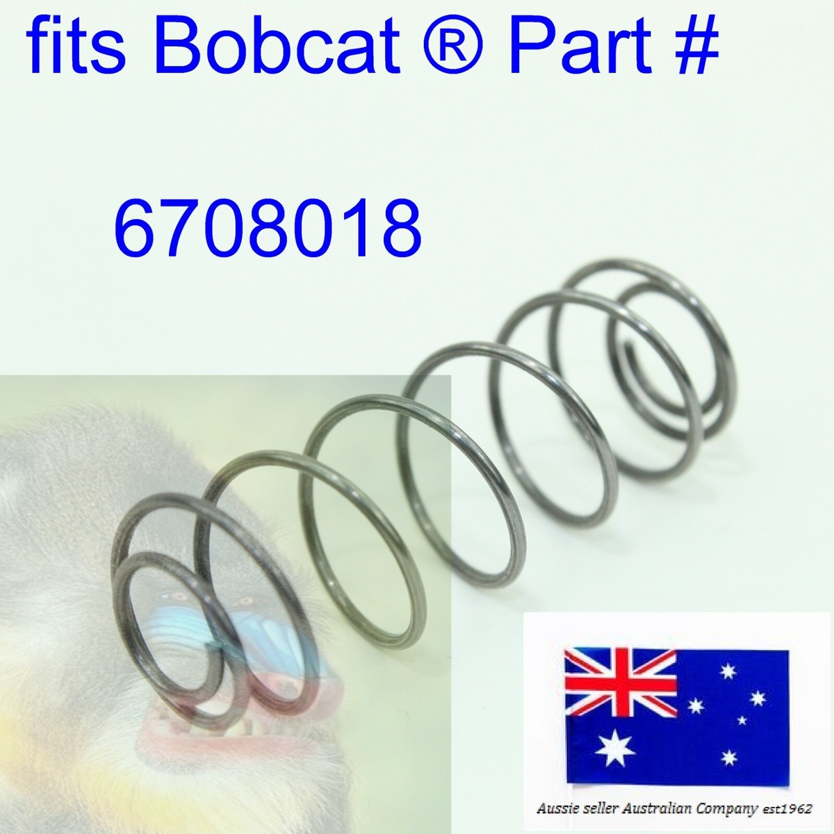 柾 fits Bobcat TRACTION LOCK WEDGE Compression Spring 6708018