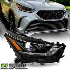 For 2020-2022 Toyota Highlander Led Projector Headlight Wo Led Drl - Passenger