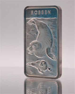 Robben Seal Heraeus Germany 1oz Unze Feinsilber 999 FINE Silver
