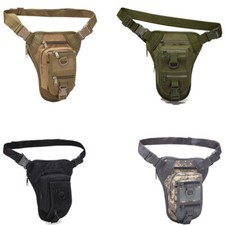 Tactical Rider Waist Drop Leg Thigh Bag Motorcycle Outdoor Hip Belt Fanny Pack
