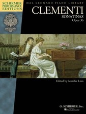 Clementi Sonatinas Op. 36 Piano Solo Sheet Music Book NEW 000297087