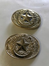 TEXAS STATE SEAL BELT BUCKLE WESTERN RODEO HEAVY SOLID DESIGN 1 PCS