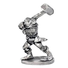 Medieval Huge Mallet 28mm Metal Unpainted