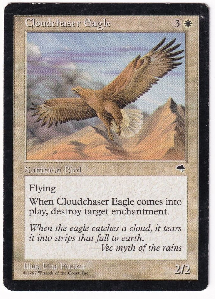Cloudchaser Eagle Tempest #15 Magic The Gathering 1997 MTG Single