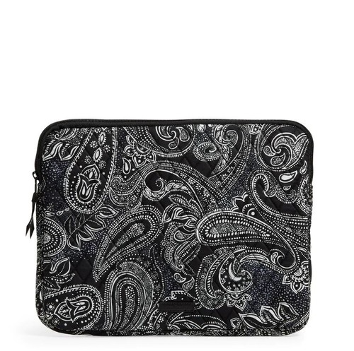 Neu mit Etikett Vera Bradley Laptophülle Tasche Factory Stellar Paisleymuster schwarz UVP 59 - Bild 1 von 2