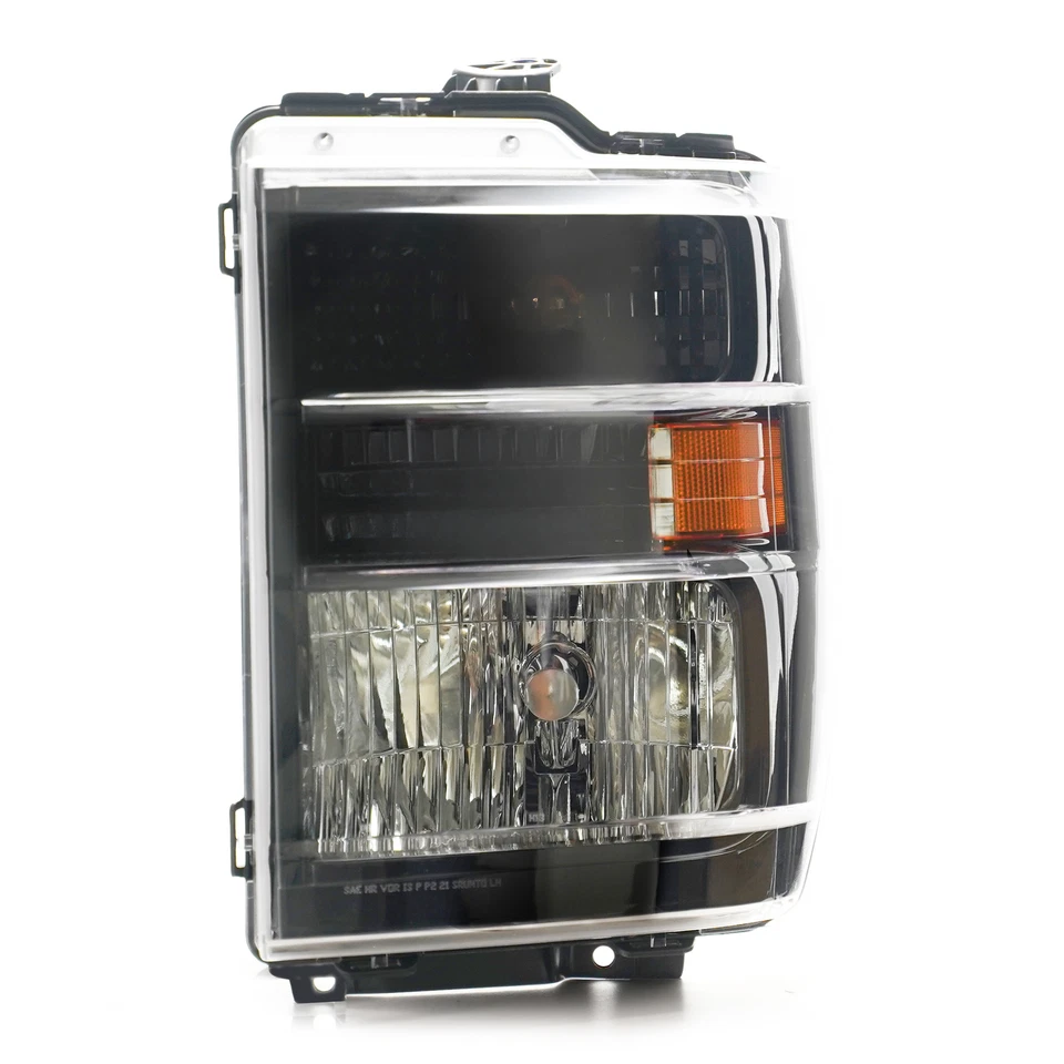 Upgrade Headlights 2008-2018 Ford E-150 250 350 Black Halogen Pair Conversion - Image 4 of 4