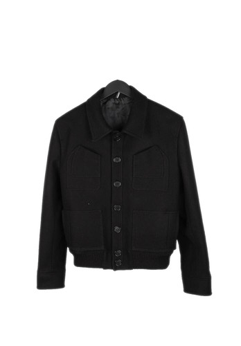 Dior HOMME Wool Blend Knit 2b Tailored Jacket Black blue
